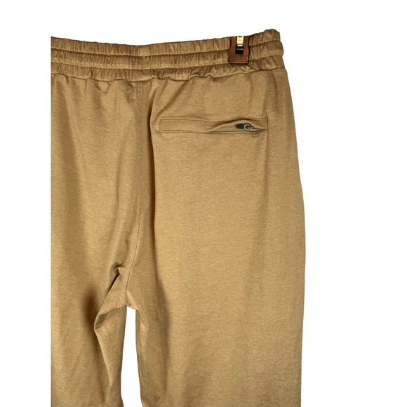 Vuori Men's Joggers, Ponto Pants, Light Weight Joggers, Sungold Heather, Size XL - Picture 6 of 10